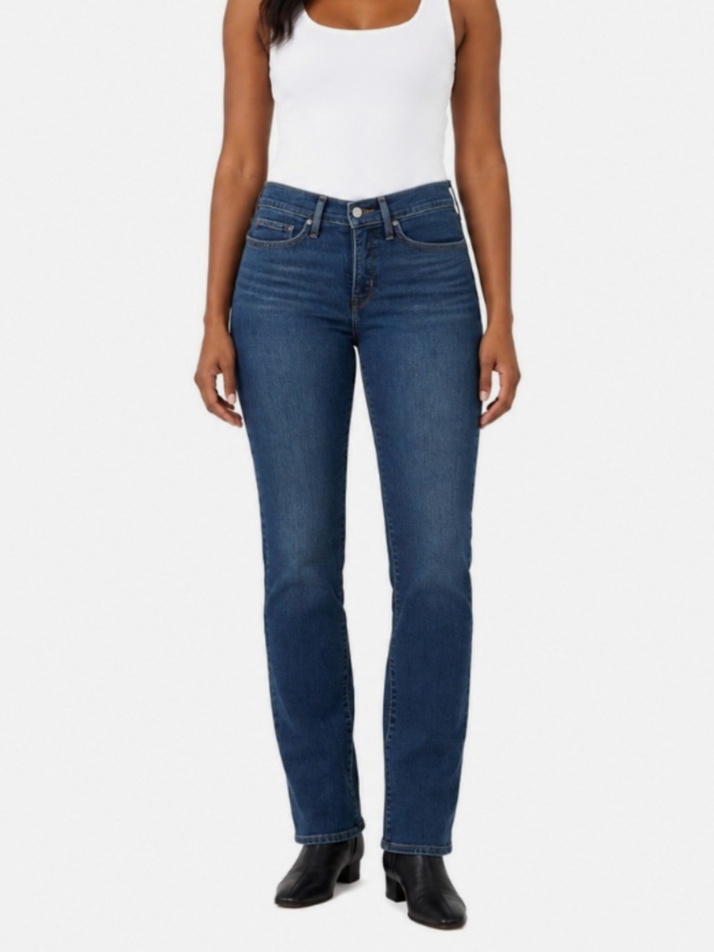 Levi's Shaping Straight Jeans Women's 30 Classic Indigo